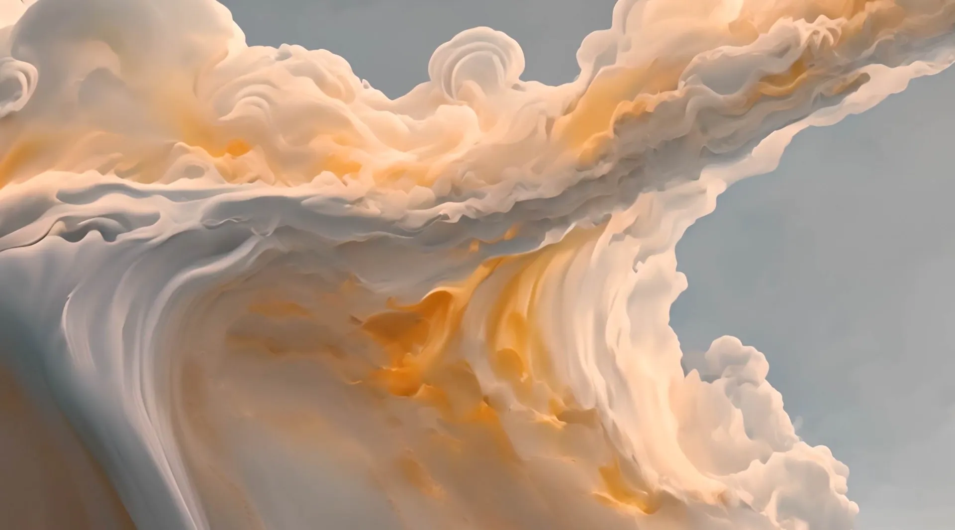 Soft Swirling Clouds Calming Backdrop Video